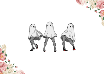 Sexy Ghosts Halloween Party Diy Crafts Svg Files For Cricut, Silhouette Sublimation Files