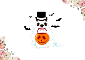 Doggo Ghost For Halloween Diy Crafts Svg Files For Cricut, Silhouette Sublimation Files
