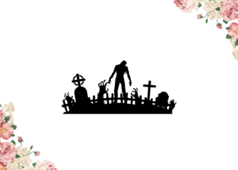 Halloween 2021, Scary Cemetery Diy Crafts Svg Files For Cricut, Silhouette Sublimation Files