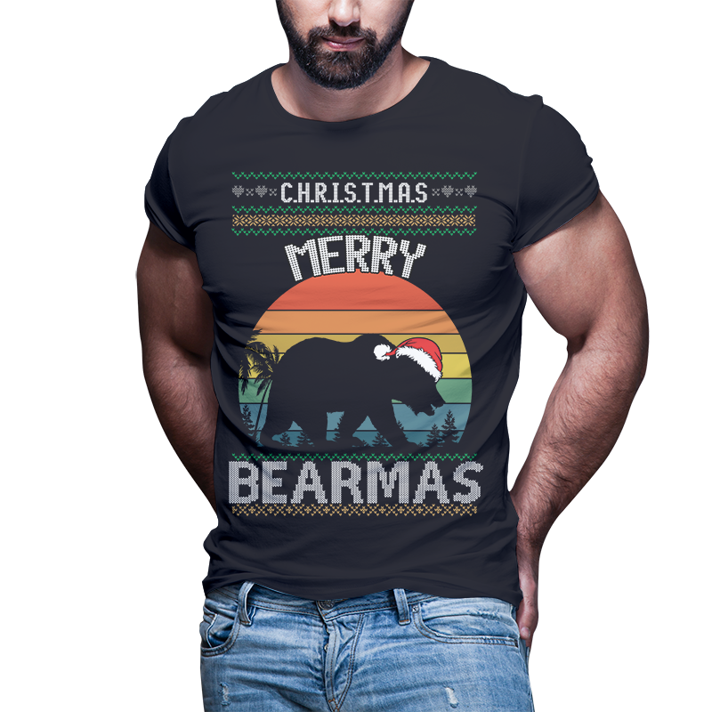 t-shirt vector 124 christmas Tshirt designs bundle for womens mens and family part2