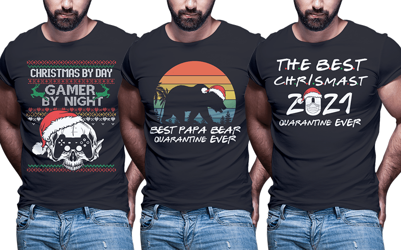 124 ugly christmas Tshirt designs bundle part2