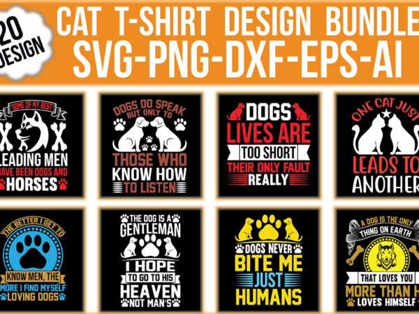 Cat t-shirt design bundle