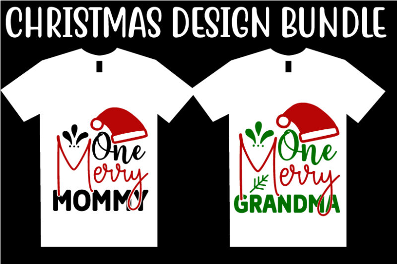 t-shirt vector Christmas SVG T shirt Design Bundle