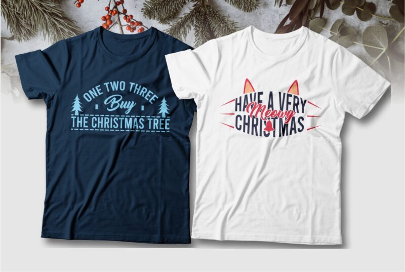 t-shirt vector Christmas sayings and quotes t-shirt designs bundle, Christmas sublimation bundle