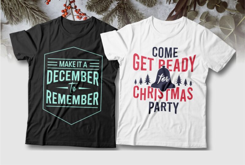 t-shirt vector Christmas sayings and quotes t-shirt designs bundle, Christmas sublimation bundle