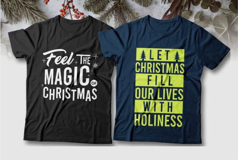 t-shirt vector Christmas sayings and quotes t-shirt designs bundle, Christmas sublimation bundle