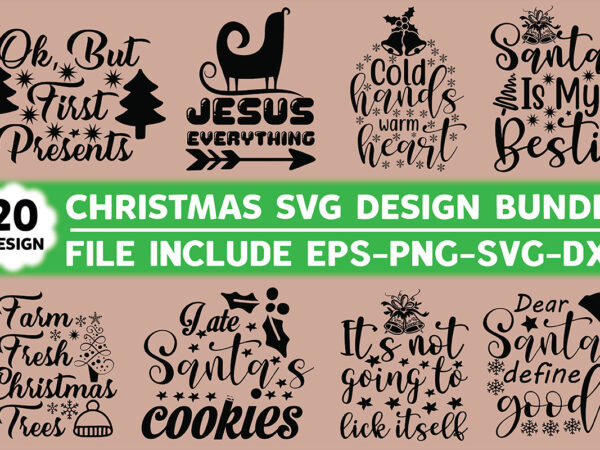 Christmas svg design bundle