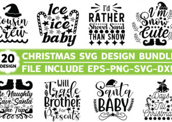 Christmas Svg Design Bundle