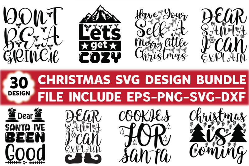 Christmas Svg Design Bundle