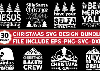 Christmas Svg Design Bundle