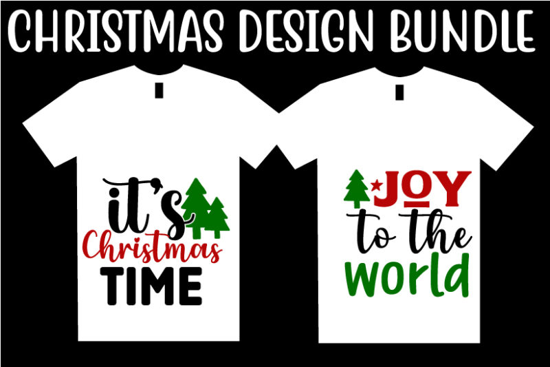 t-shirt vector Christmas SVG T shirt Design Bundle