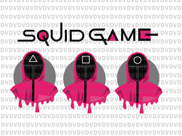 Squid game svg, squid korean drama scary game accepte the invitationsquid svg, game svg ,squid game svg, squid game movie svg, game svg, squid game png, squid game t shirt template vector