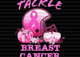 Tackle Breast Cancer Football Png, Tackle Breast Cancer Awareness Png