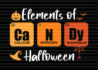Elements Of Halloween Svg, Funny Sweets Lover Chemist Premium Svg, Halloween Svg, Candy Halloween Svg