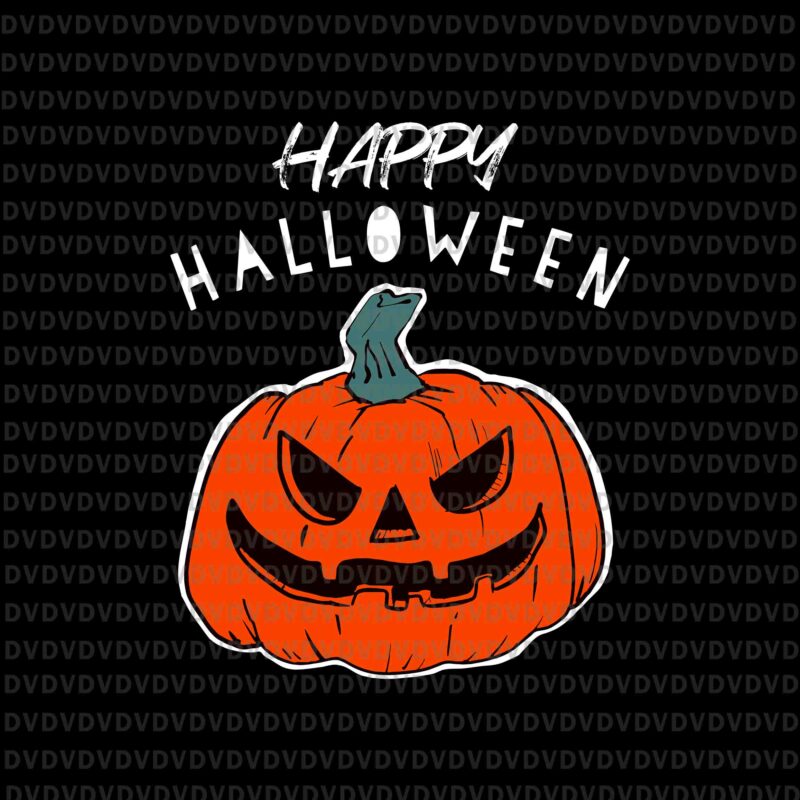 Happy Halloween Jack O Lantern Svg, Happy Halloween Svg, Pumpkin Halloween Svg, Jack O Lantern Svg, Halloween Svg