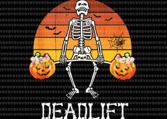Skeleton Dead Lift Candy Buckets Gym Workout Halloween Png, Skeleton Dead Lift Png, Halloween Png, Skeleton Png