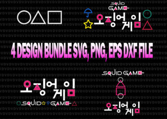 Bundle Korean Drama Svg, Squid Korean Drama Scary Game Accepte The InvitationSquid Svg, Game Svg ,Squid Game Svg, Squid Game Movie Svg, Game svg