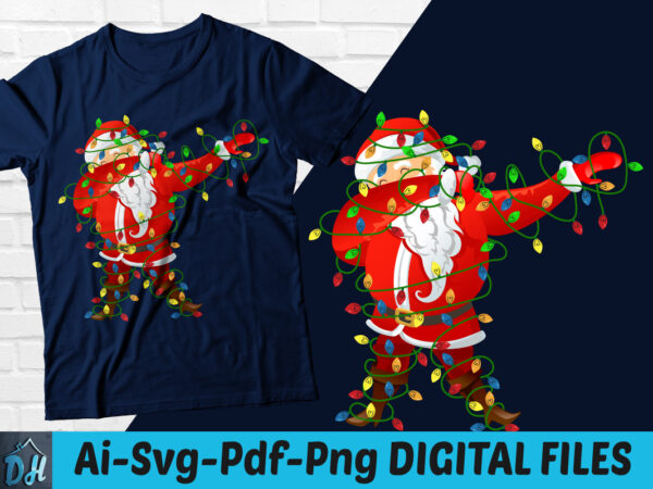 Dabbing santa t-shirt design, dabbing santa svg, christmas svg, christmas dabbing santa tshirt, santa dabbing png, santa dabbing light t-shirt, funny christmas tshirt, dabbing santa sweatshirts & hoodies