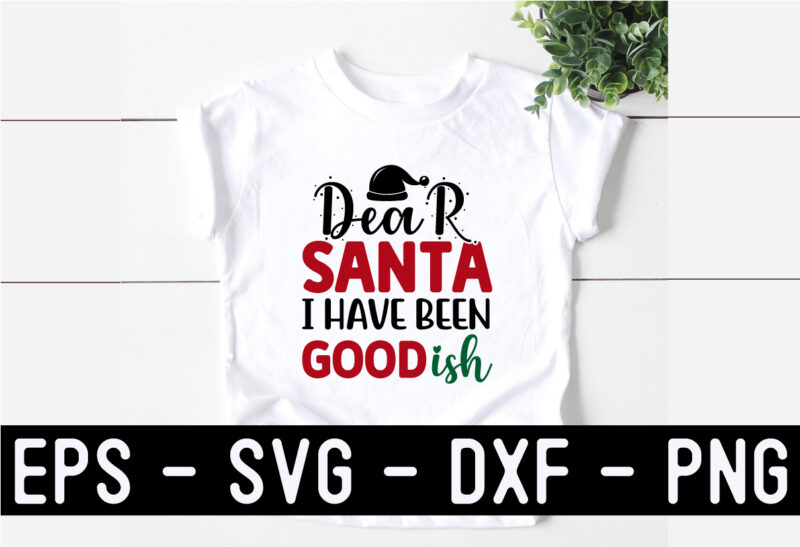 Christmas SVG T shirt Design Template