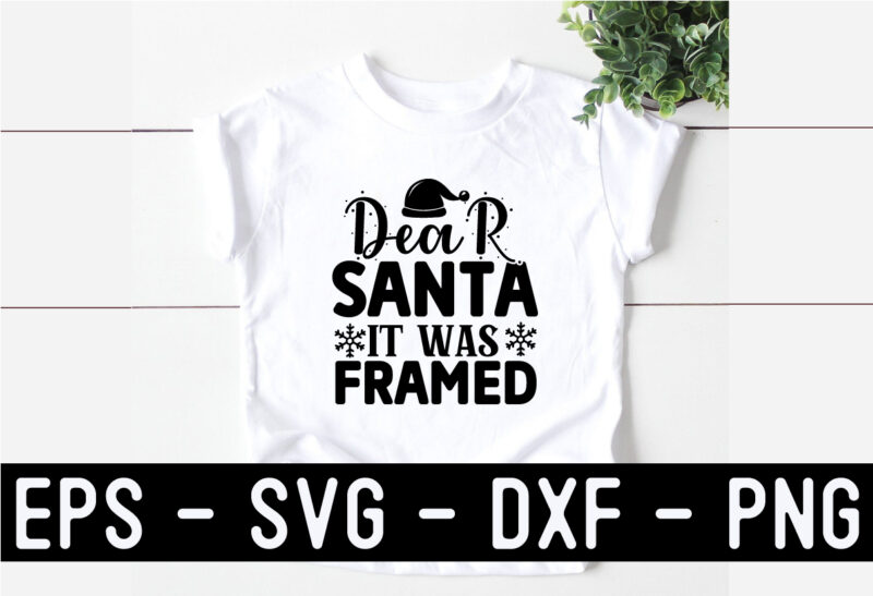 Christmas SVG T shirt Design Template