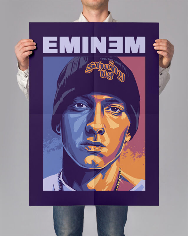 GREATEST POP ART DESIGNS – RAPPER ARTWORKS THEME part 2