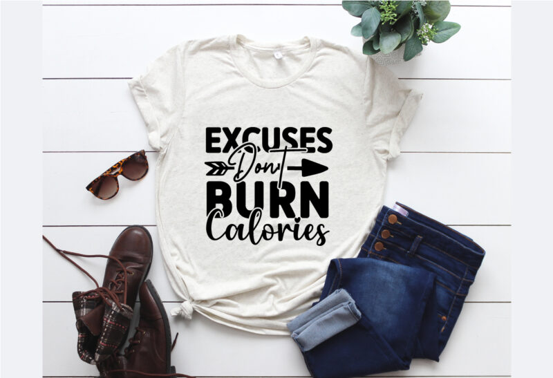 Workout SVG T shirt Design Bundle