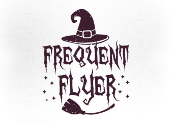 Frequent Flyer Halloween svg, Horror Castle, Halloween Castle, Spooky vibes svg, halloween shirt svg, halloween svg, cut files, fall svg, halloween mug, halloween tumbler, cricut svg, trick or treat, png file for cricut