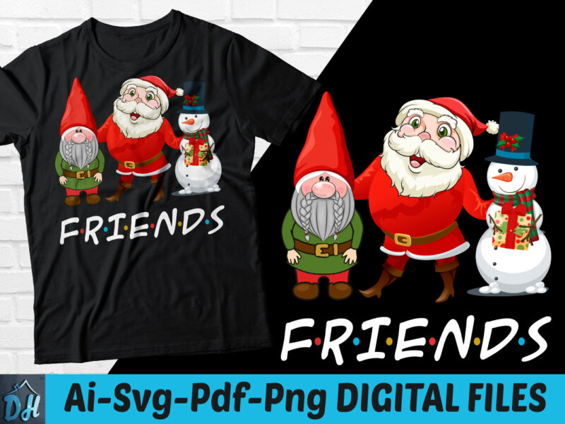 Friends Christmas t-shirt design, Friends Christmas SVG, Christmas Friends shirt, Best friends Christmas costume ideas tshirt, Funny Christmas tshirt, Friends Christmas sweatshirts & hoodies
