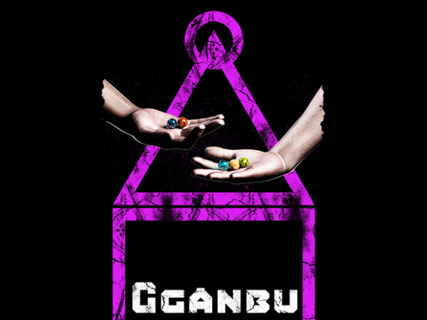 Gganbu t shirt design template