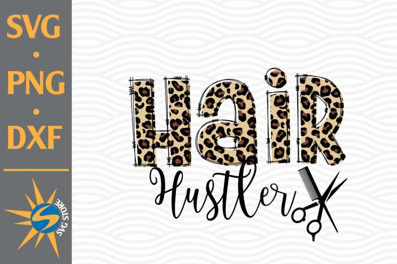 Hair Hustler Leopard PNG File