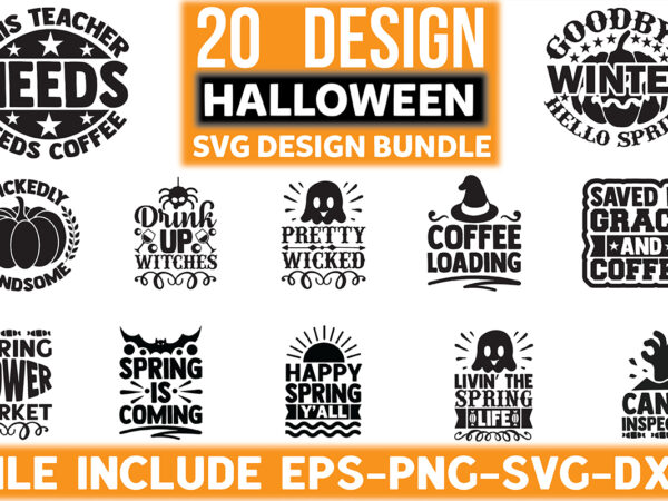 Halloween svg design bundle