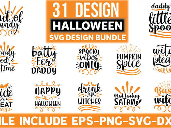 Halloween svg design bundle