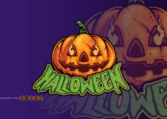 Halloween jack o lantern pumpkin character graphic t shirt