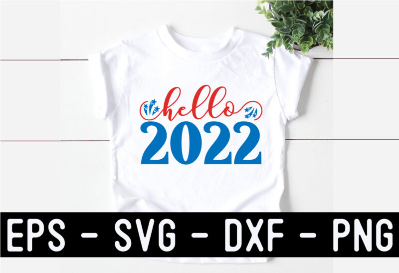 New Year SVG T shirt design Template