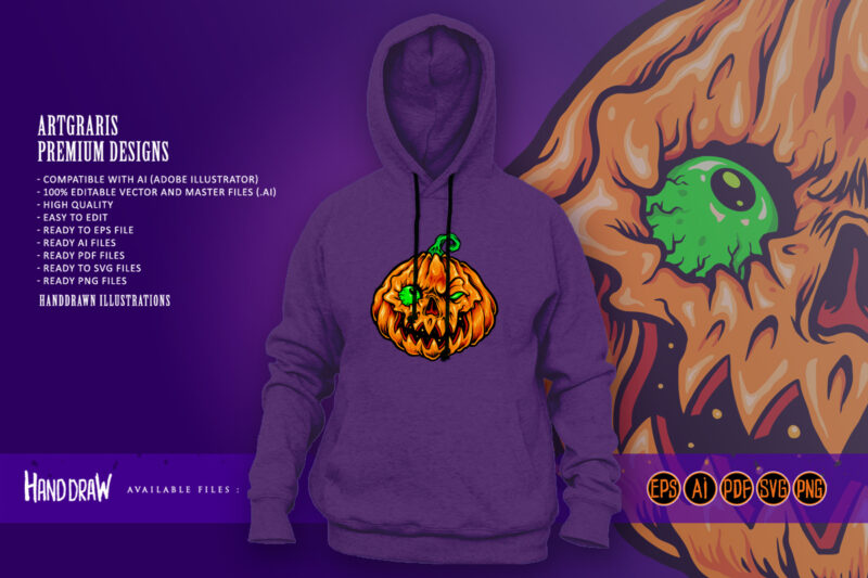 Halloween Jack O Lantern Carving Zombie Pumpkins