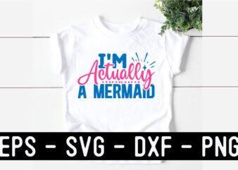 Mermaid SVG Quotes design Template