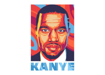 KANYE t shirt vector art