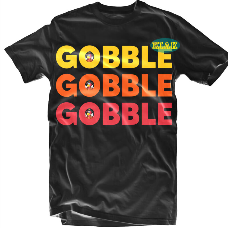 Gobble Gobble Fall Halloween Thanksgiving T Shirt Unisex Shirt
