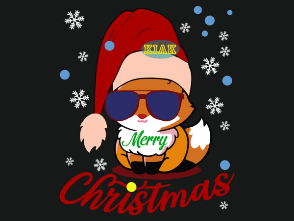 Fox christmas svg, christmas fox, fox svg, fox cute, merry christmas svg, merry christmas t shirt designs, funny christmas, funny santa vector, christmas tree svg, christmas vector, believe svg, merry