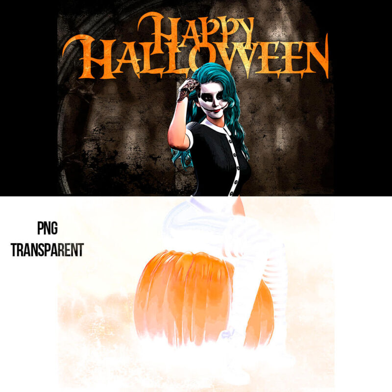 Halloween Mood 2 (Rasterization – DTG and DTF Printing)