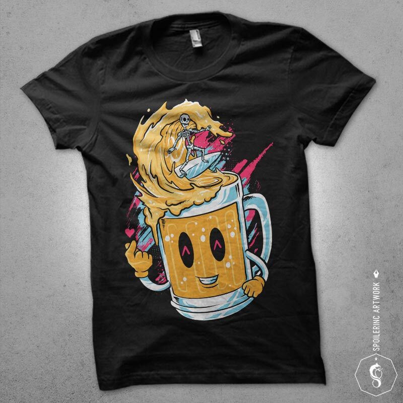 food and beverages tshirt design bundles