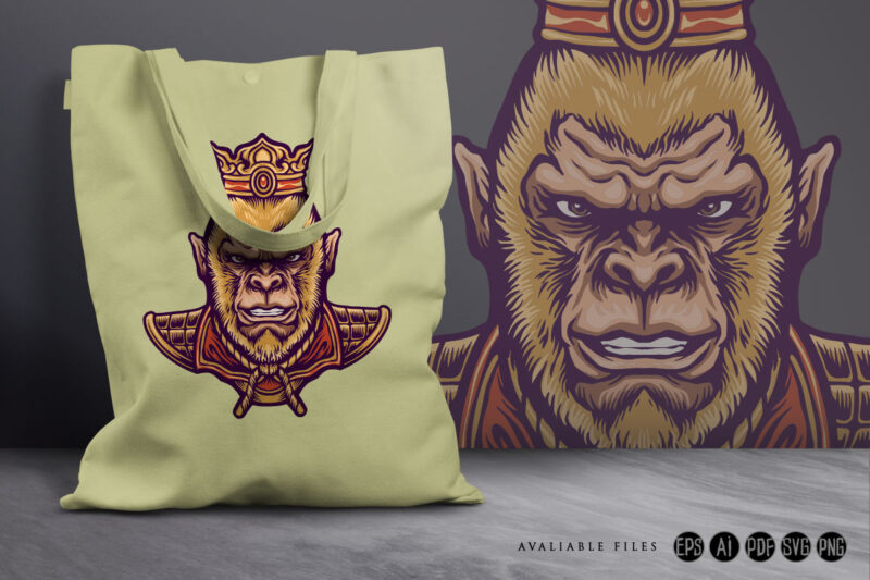 Oriental Chinese King Monkey Mascot