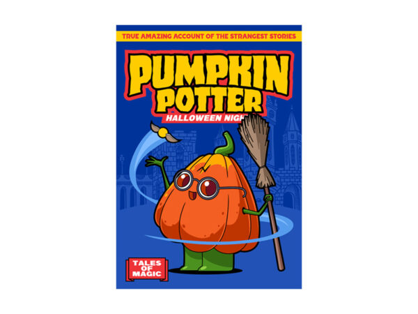 Pumpkin potter t shirt illustration