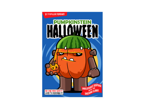 Pumpkinstein t shirt illustration