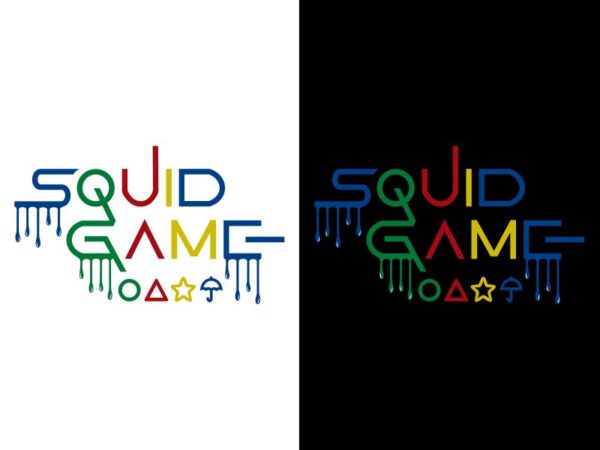 Squid game typography, trending korean drama, trending t shirt design, squid games svg, game svg, game png, squid korean drama, kdrama, squid games vector template