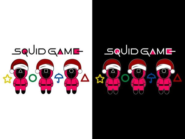 Squid games, squid games svg, squid game in christmas, christmas svg, trending korean drama, trending t shirt design, game svg, game png, squid korean drama, kdrama, squid games vector template