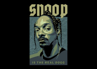 SNOOP t shirt template vector