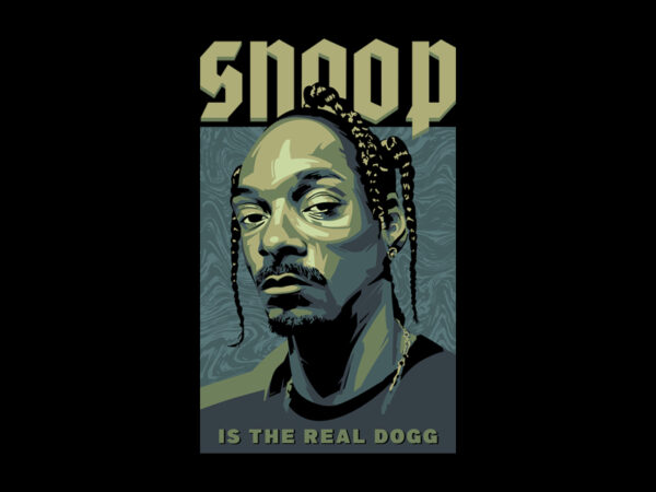 Snoop t shirt template vector