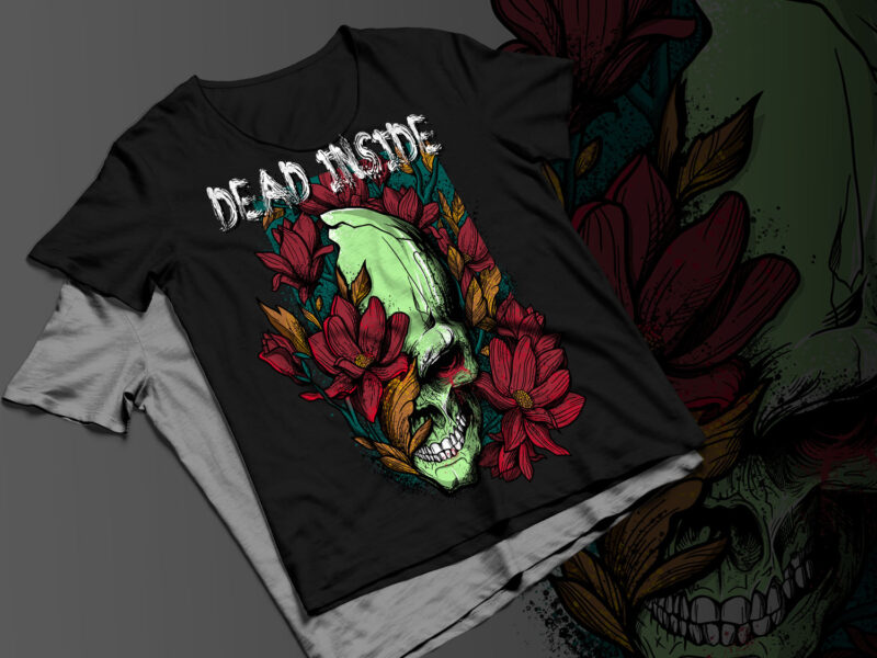 SKULL Design 1 - PSD, PNG, JPEG, Font- 90% OFF - Buy t-shirt designs