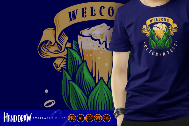 Brewery Beer Glass Banner Template Illustrations